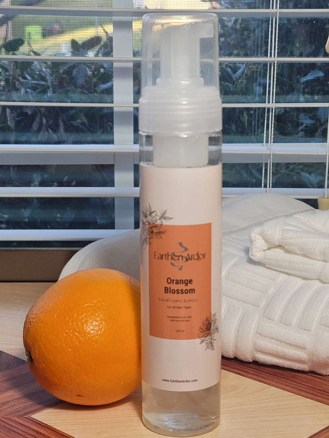 Orange Blossom Facial Foam Cleanser